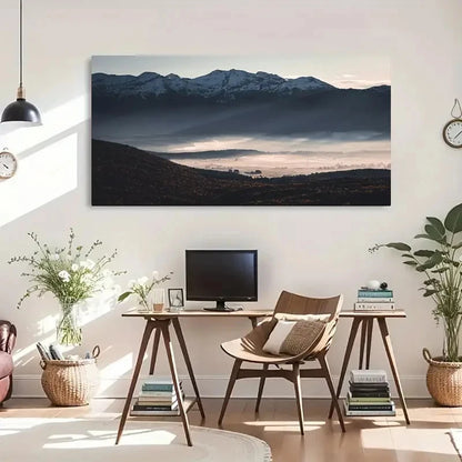 Spring & Winter Season Wall Art Canvas Office Home Room Framed 120x60cm