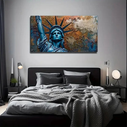 Statue Of Liberty Wall Art Canvas Office Home Room Framed 120x60cm