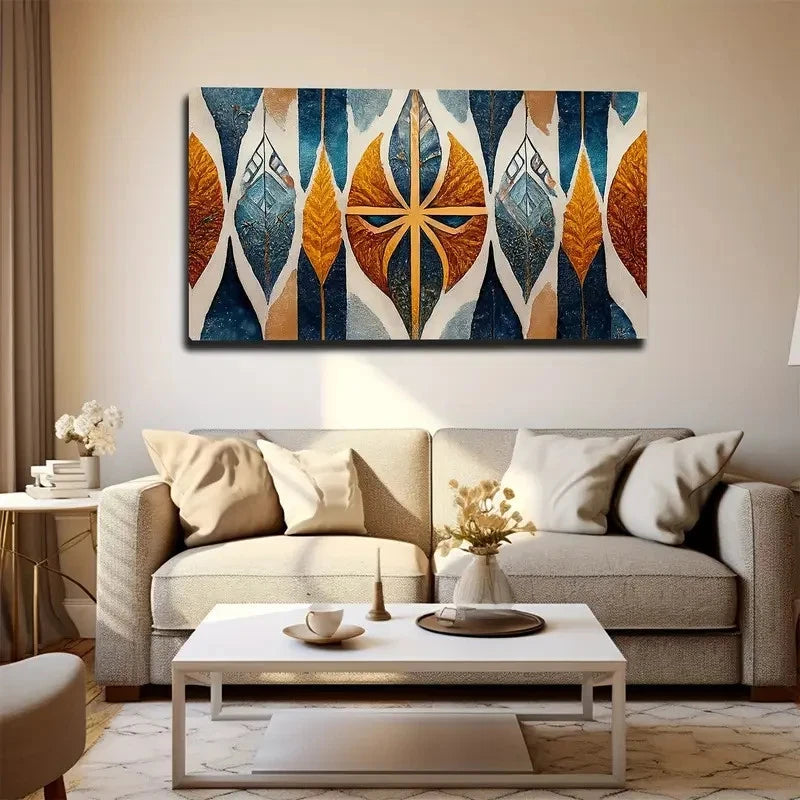 Fascinating Persian Carpet Wall Art Canvas Office Home Room Framed 120x60cm