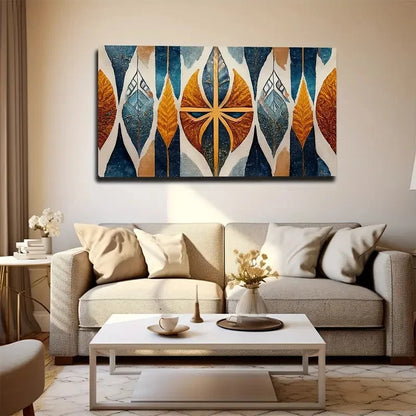 Fascinating Persian Carpet Wall Art Canvas Office Home Room Framed 120x60cm