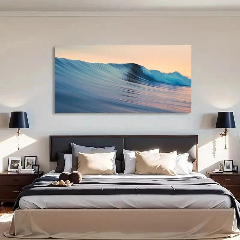 Apple Waves Natural Scenery Wall Art Canvas Office Home Room Framed 120x60cm - Bella Home Decor