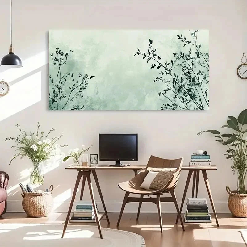 Simplicity Soft Colors Wall Art Canvas Office Home Room Framed 120x60cm - Bella Home Decor