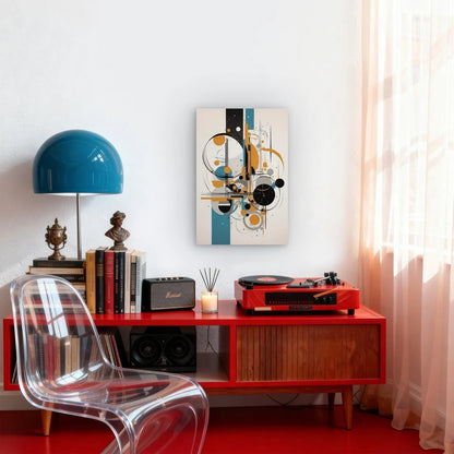 Abstract Harmony Metal Print Ready to Hang