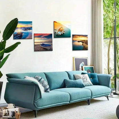 4pcs Canvas Prints Wall Art Canvas Framed
