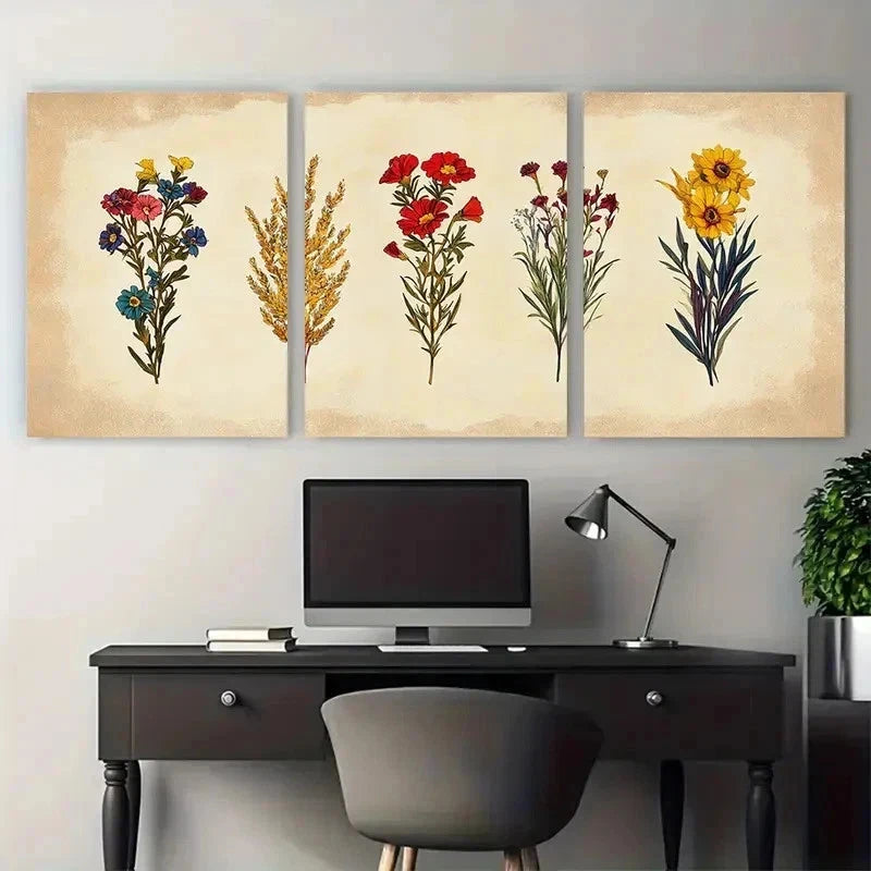 3pcs Egyptian Aesthetic Egypt Travel Perfect Wall Art Set Canvas Framed 50x70cm - High Quality Print 100% Australian Made Wall Canvas Ready to Hang - Bella Home Decor