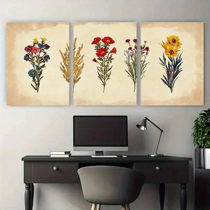 3pcs Egyptian Aesthetic Egypt Travel Perfect Wall Art Set Canvas Framed 50x70cm - High Quality Print 100% Australian Made Wall Canvas Ready to Hang - Bella Home Decor