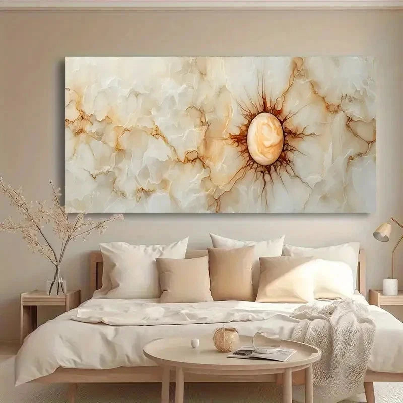 Central Spherical Pattern Wall Art Canvas Office Home Room Framed 120x60cm