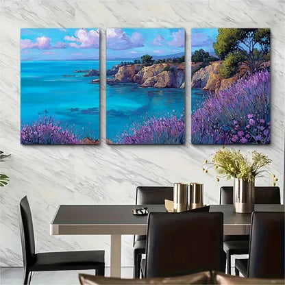 3pcs Open Window Henri Matisse Perfect Wall Art Set Canvas Framed 50x70cm - High Quality Print 100% Australian Made Wall Canvas Ready to Hang