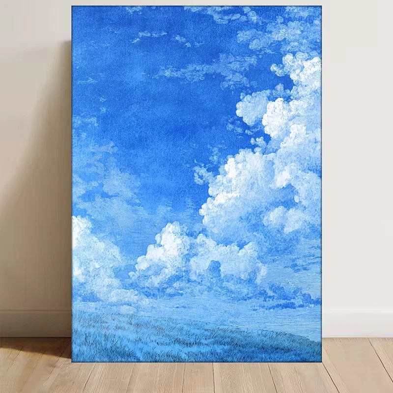 Claude Monet & William Morris Inspired Impressionist Metal Print Ready to Hang