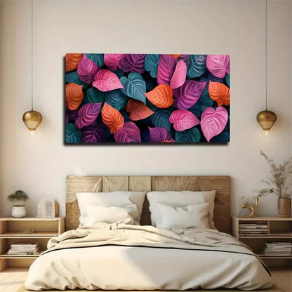 Colorful Nature-Inspired Design Wall Art Canvas Office Home Room Framed 120x60cm