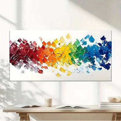 Abstract Colourful Design Wall Art Canvas Office Home Room Framed 120x60cm