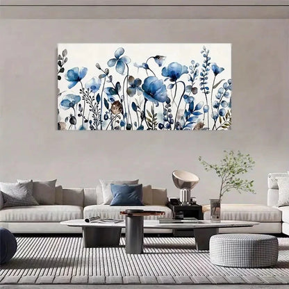 Botanical Spring Winter Wall Art Canvas Office Home Room Framed 120x60cm