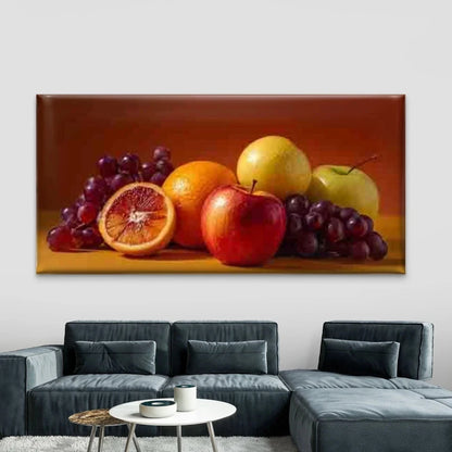 Fresh Fruit Wall Art Canvas Office Home Room Framed 120x60cm