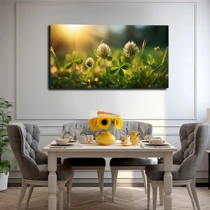 Beautiful Wildflowers Wall Art Canvas Office Home Room Framed 120x60cm