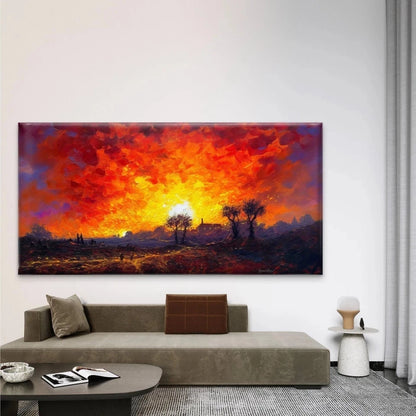 Landscapes of Failure Wall Art Canvas Office Home Room Framed 120x60cm