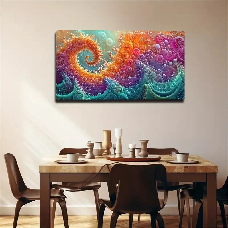 Complex Textures Modern Style Wall Art Canvas Office Home Room Framed 120x60cm