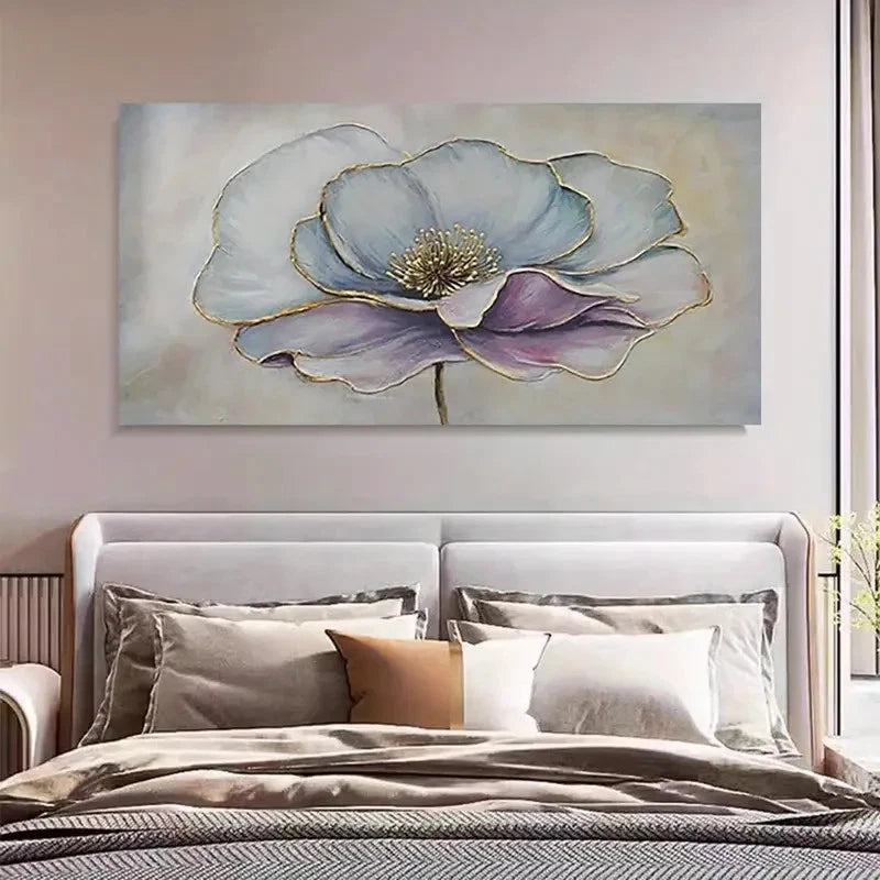 Beautiful Blooming Flowers Wall Art Canvas Office Home Room Framed 120x60cm