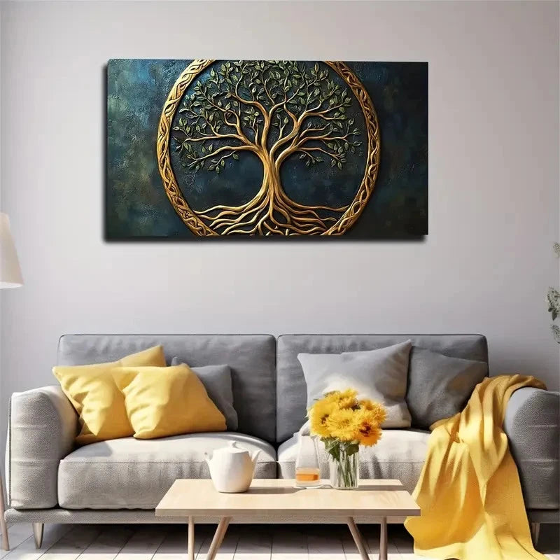 Dark Blue Background Perfect Wall Art Canvas Office Home Room Framed 120x60cm