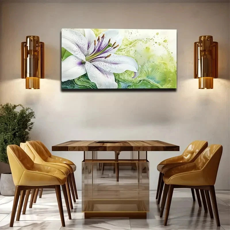 Full Of Vibrant Flowers Vivid Wall Art Canvas Office Home Room Framed 120x60cm