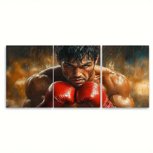 3pcs Action Scenes with Dramatic Wall Art Set Canvas Unframed – High Quality Print 100% Australian Made Wall Canvas - Bella Home Decor