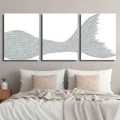 3pcs Mermaid Tail Sea Creature Illustration Wall Art Set Canvas Unframed - High Quality Print 100% Australian Made Wall Canvas