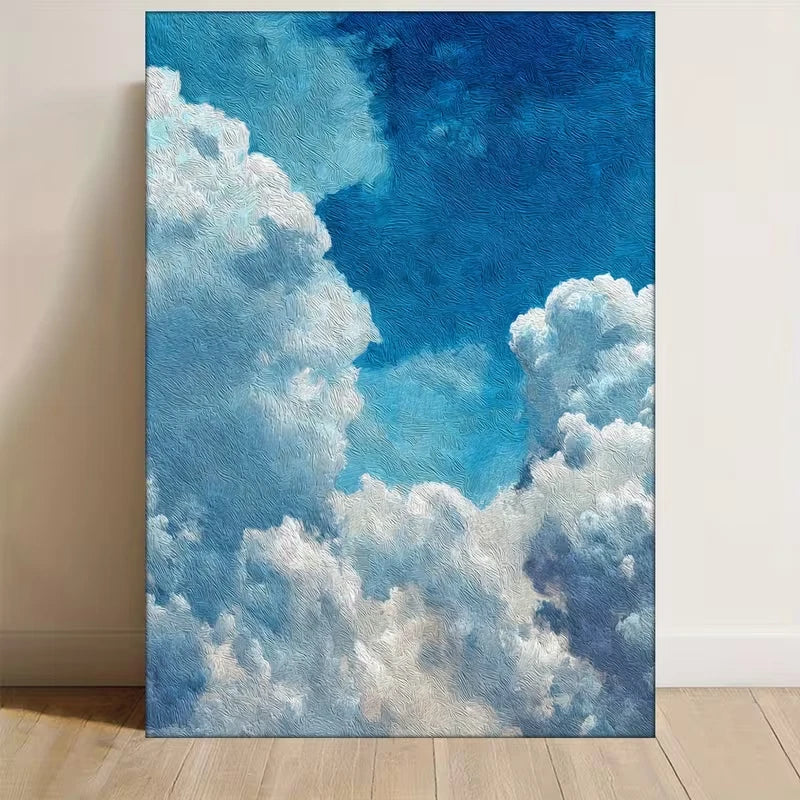 Sky & Clouds Design Metal Print Ready to Hang