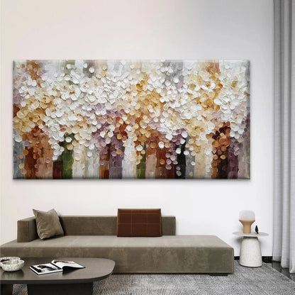 Abstract Blooming Flower Wall Art Canvas Office Home Room Framed 120x60cm