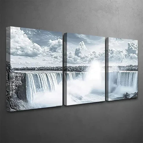 3pcs Beautiful Niagara Falls Decoration Wall Art Canvas Unframed - High Quality Print 100% Australian Made Wall Canvas - Bella Home Decor
