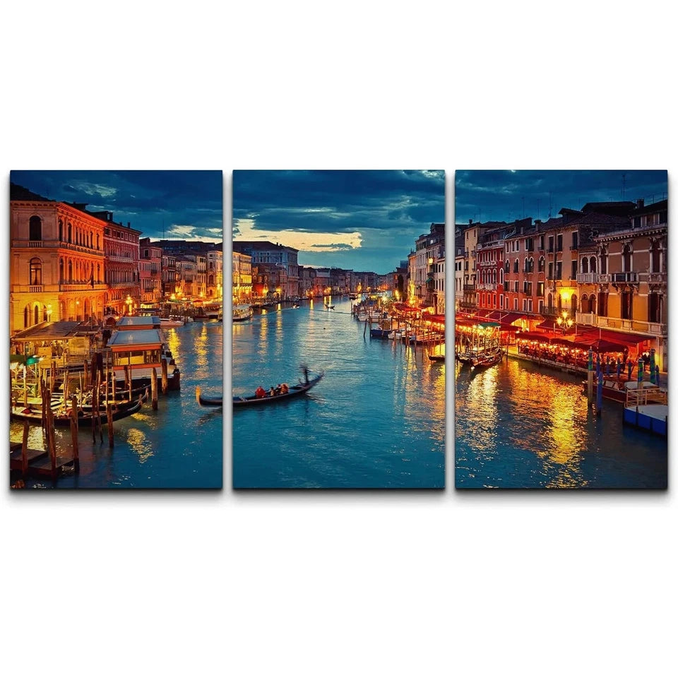 3pcs Nature Wilderness Rustic Scenic Metal Print Ready to Hang Art