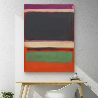Vibrant Colors Arranged in Bold Abstract  60x90cm Metal Print Ready to Hang