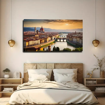 Cities & Tourist Attractions Wall Art Canvas Office Home Room Framed 120x60cm
