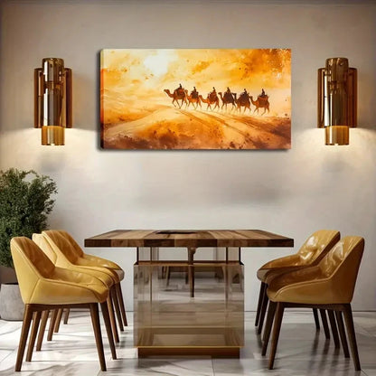 The Desert Under The Sun Wall Art Canvas Office Home Room Framed 120x60cm