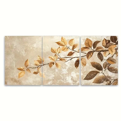 3pcs Botanical Rustic Galldry Wall Art Set Canvas Framed 60x90cm - High Quality Print 100% Australian Made Wall Canvas Ready to Hang - Bella Home Decor