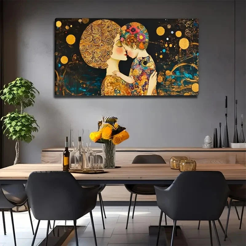 Suitable Love Mother Deco Wall Art Canvas Office Home Room Framed 120x60cm