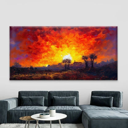 Landscapes of Failure Wall Art Canvas Office Home Room Framed 120x60cm