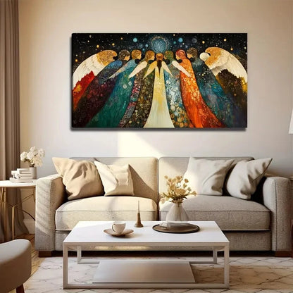 Abstract Dream Angel Wall Art Canvas Office Home Room Framed 120x60cm