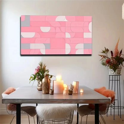 Abstract Geometric Figures Wall Art Canvas Office Home Room Framed 120x60cm