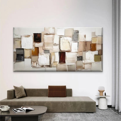 Abstract Geometric Wall Art Canvas Office Home Room Framed 120x60cm