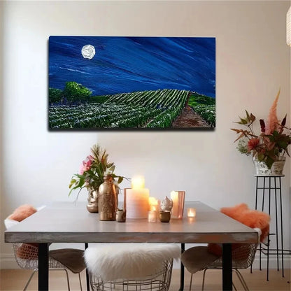 Bohemian Style Vineyard Wall Art Canvas Office Home Room Framed 120x60cm