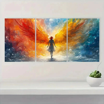 3pcs Painting Religious r Room Decor TY      Wall Art Set Canvas Framed 60x90cm - High Quality Print 100% Australian Made Wall Canvas Ready to Hang - Bella Home Decor