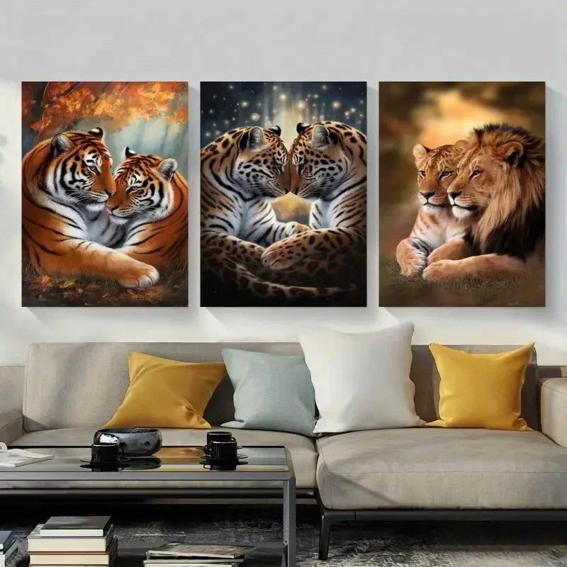 3pcs Painting with three panels    Wall Art Set Canvas Framed 60x90cm - High Quality Print 100% Australian Made Wall Canvas Ready to Hang