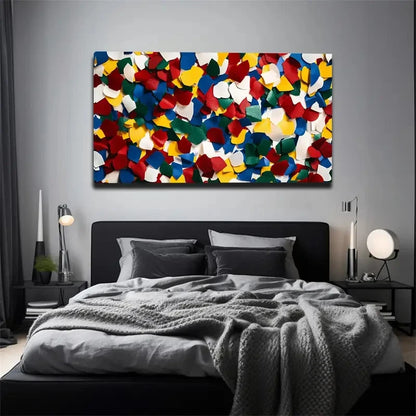 Rich And Diverse Colors Wall Acr t Canvas Office Home Room Framed 120x60cm