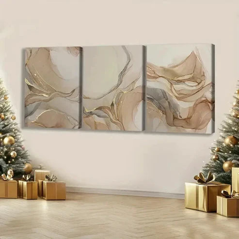 3pcs Irregular Graphic Fantasy Decorations Wall Art Set Canvas Unframed - High Quality Print 100% Australian Made Wall Canvas