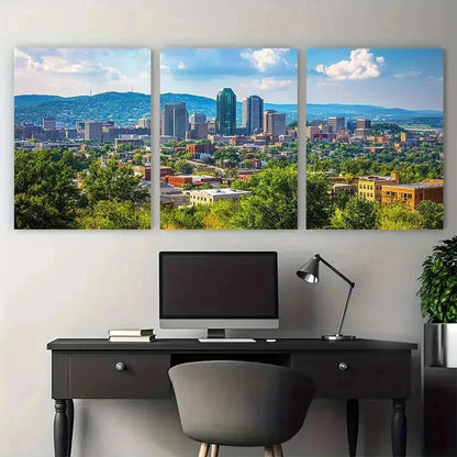 3pcs Midwest Scenic Landscape Travel Perfect Wall Art Set Canvas Framed 50x70cm - High Quality Print 100% Australian Made Wall Canvas Ready to Hang