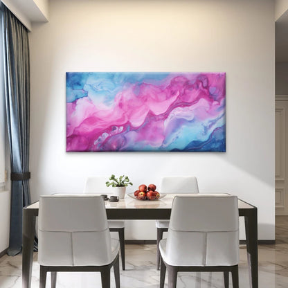 Marble Texture Background Wall Art Canvas Office Home Room Framed 120x60cm
