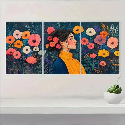 3pcs Woman By Henri Matisse Modern Perfect Wall Art Set Canvas Framed 50x70cm - High Quality Print 100% Australian Made Wall Canvas Ready to Hang