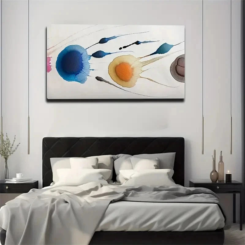 White Paper Like Eggs Wall Art Canvas Office Home Room Framed 120x60cm