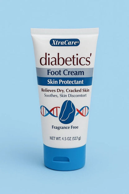 3-Pack XtraCare Diabetics' Foot Cream Diabetic Foot Care Clinically Formulated