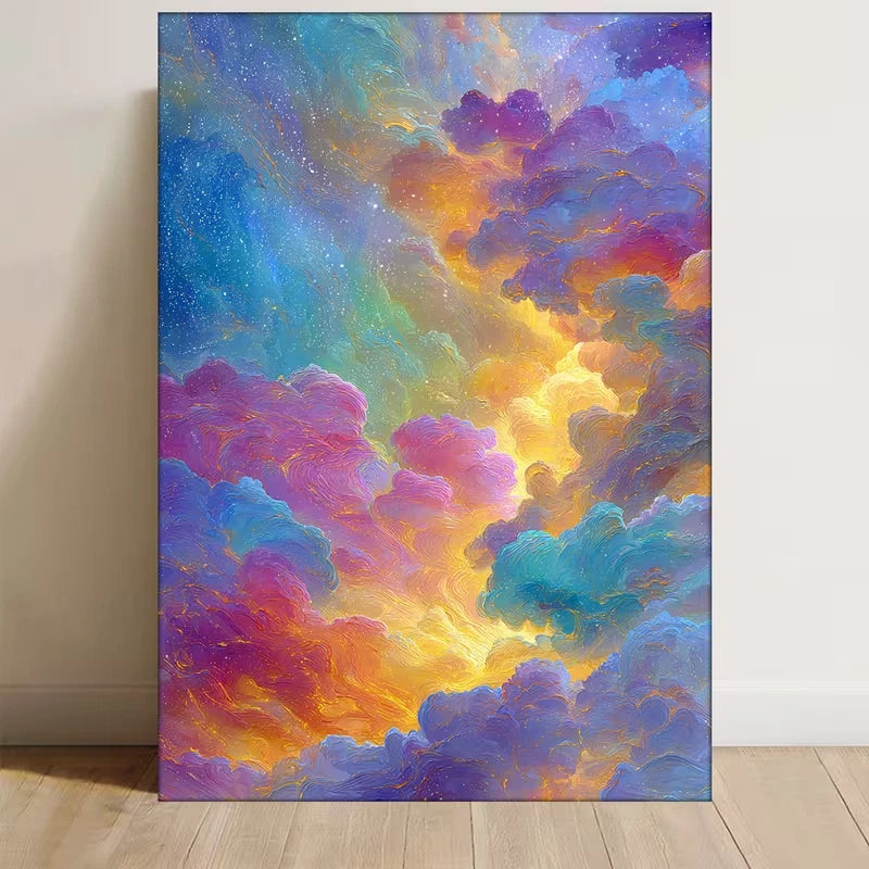 Celestial Galaxy Space 60x90cm Metal Print Ready to Hang