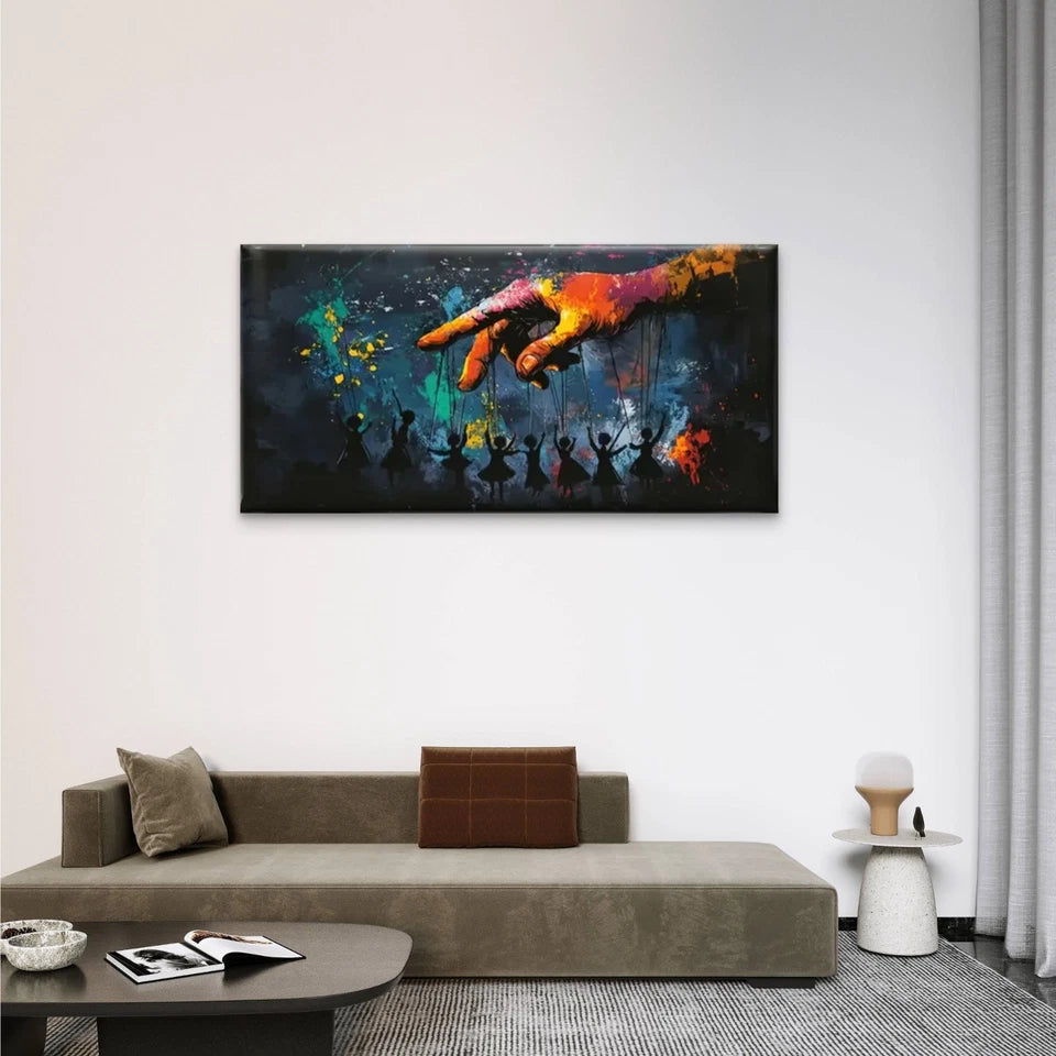 Reach Out To Others Wall Art Canvas Office Home Room Framed 120x60cm